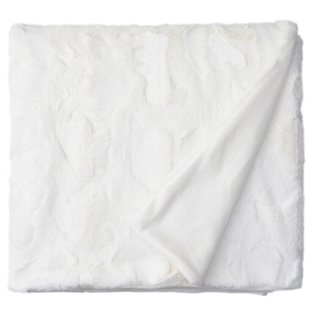 IKEA SPÖCKSÄCKMAL SPOKSACKMAL Throw, White, 51"x67" (205.666.29) NEW
